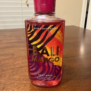 Bath & Body Works Bali Mango Body Wash - Pink, Purple, and Orange